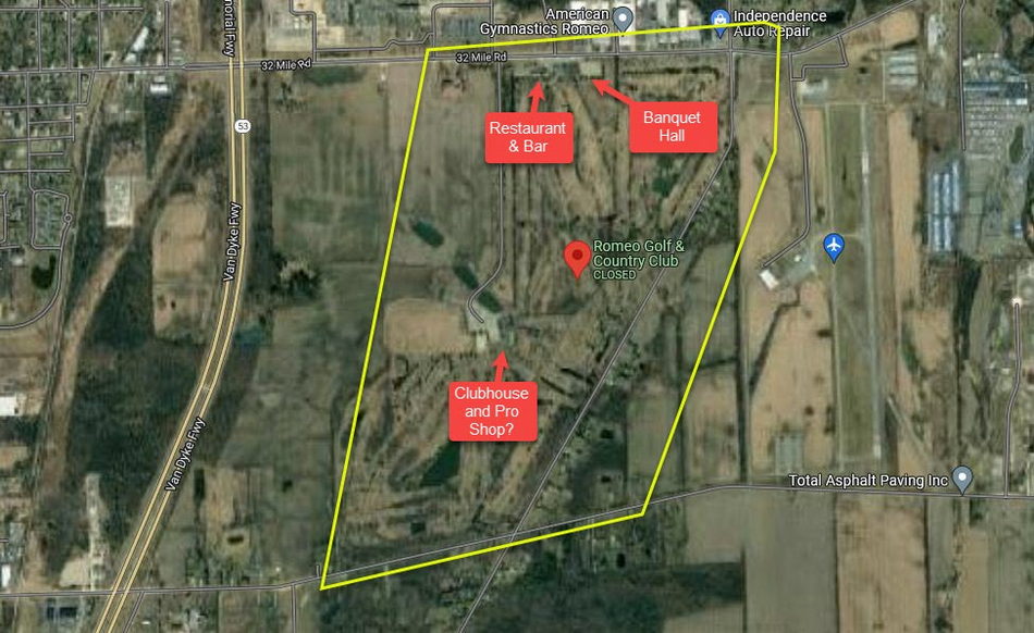 Romeo Golf & Country Club - Aerial Map